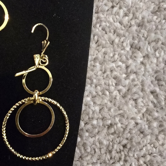 21kgp Dubai Jewelry Set -Elegant Gold Circle Jewelry Set - Picture 5 of 7